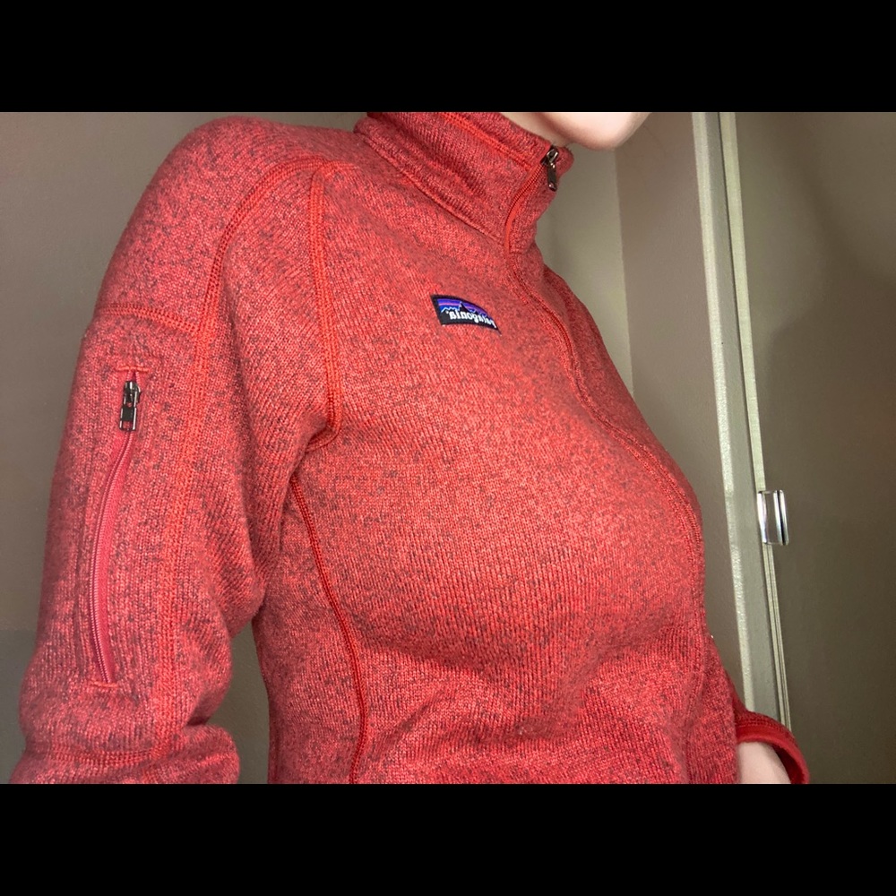 Pink Patagonia sweater